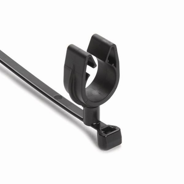 HellermannTyton 156-01657 Cable Ties MOC Clip, 8 mm, Assembled to T50SMVC Swivel Tie, PA66HIRHSUV, Black, | American Cable Assemblies