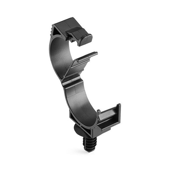 HellermannTyton 151-01371 Cable Mounting & Accessories LOC Locking Clamp, 20-25 mm, with 6.5 mm Fir Tree, PA66HIRHSUV, Black, 1000/ctn | American Cable Assemblies
