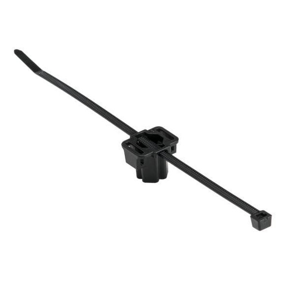 HellermannTyton 156-01547 Cable Tie Mounts 2-Piece M5/T5/M6/T6 Stud Mount Tie, 8.0" Tie, 50lb Tensile Strength, PA66HS/PA66HIRHS, BK, | American Cable Assemblies