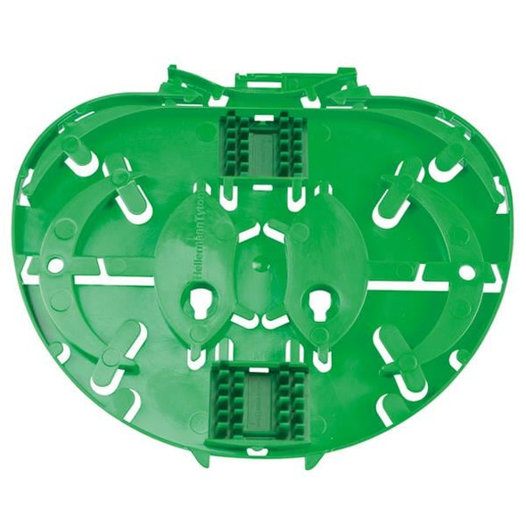 HellermannTyton SEIR-3A-GN Fiber Optic Connectors IR Single Element SE Tray with 2 x 3A Insert, Green, 6/pkg | American Cable Assemblies