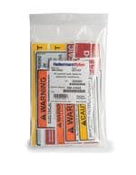 HellermannTyton 596-03942 Labels and Industrial Warning Signs Solar Label Value Pack, Residential, NEC2017, Red/Orange, 45 per kit, 1/pkg | American Cable Assemblies