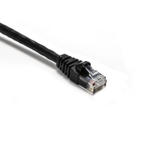 HellermannTyton PC6BLK10SC Ethernet Cables / Networking Cables Category 6 Component Compliant Patch Cord, 10ft, Black, 1/pkg | American Cable Assemblies