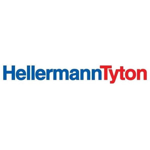 HellermannTyton 151-00161 Conduit Fittings & Accessories Edge Clip, EC27, Panel Thickness 0.04 - 0.12", PA66HIRHS, Black, 500/pkg | American Cable Assemblies