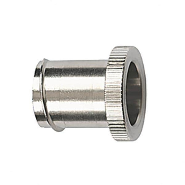 HellermannTyton FSU20-E Conduit Fittings & Accessories HelaGuard Metallic Conduit End Cap Insert, Flexible 0.50" (20mm) Dia, NPB Metal, 10/pkg | American Cable Assemblies