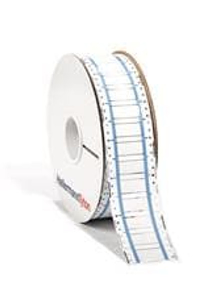 HellermannTyton 553-60004 Wire Labels & Markers ShrinkTrak Labels, 2-Sided, Unslit, Halogen Free, 1.97" x 0.63", Polyolefin, White, 2500/pkg | American Cable Assemblies