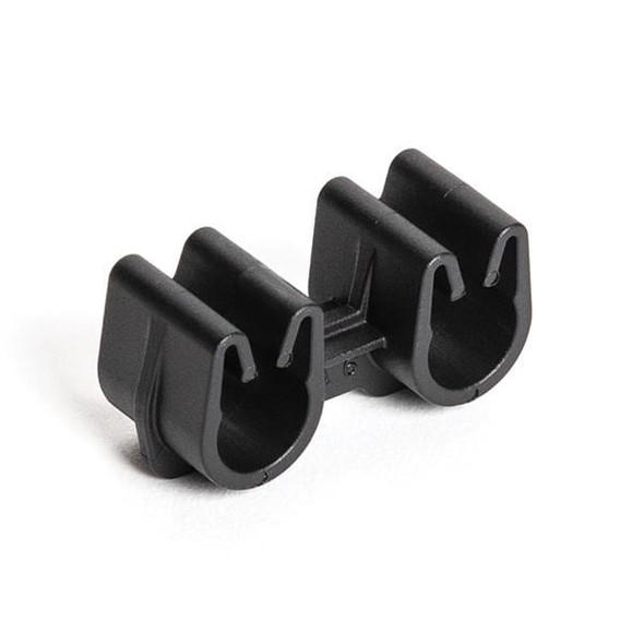 HellermannTyton 133-03187 Cable Mounting & Accessories Tube and Pipe clip, 2x 6.5-7.0mm diameter, PA66HIRHSUV, Black, 3,000/ctn | American Cable Assemblies