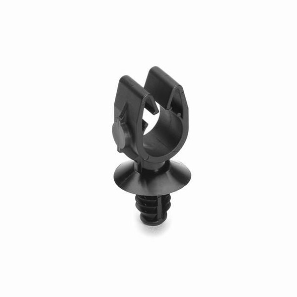 HellermannTyton 151-01749 Cable Mounting & Accessories MOC Clip, 10 mm, with 6.5mm Fir Tree, PA66HIRHSUV, Black, 7500/ctn | American Cable Assemblies