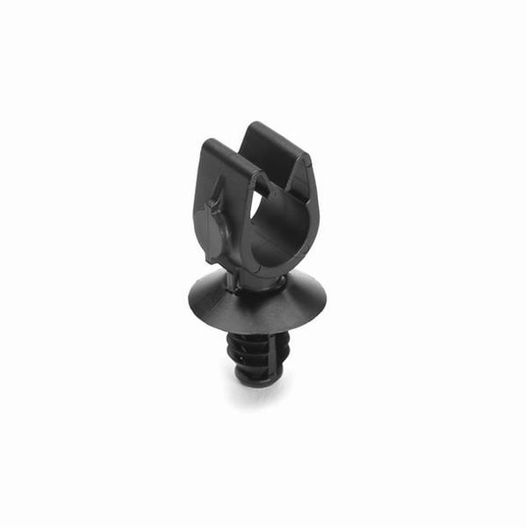 HellermannTyton 151-01740 Cable Mounting & Accessories MOC Clip, 9 mm, with 6.5mm Fir Tree, PA66HIRHSUV, Black, 5000/ctn | American Cable Assemblies