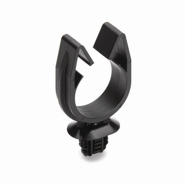 HellermannTyton 151-01829 Cable Mounting & Accessories MOC Clip, 26 mm, with 4 x Oval Fir Tree, PA66HIRHSUV, Black, 1000/ctn | American Cable Assemblies