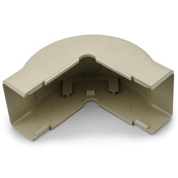 HellermannTyton TSR3I-29 Wire Ducting & Raceways External Corner Cover, 1-3/4", 1" Bend Radius, PVC, Ivory, 1/bag | American Cable Assemblies