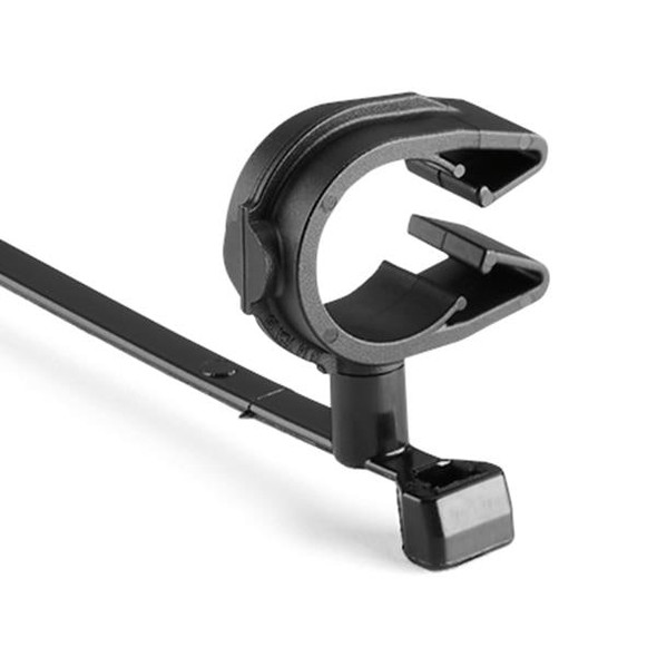 HellermannTyton 156-01658 Cable Ties MOC Clip, 14 mm, Assembled to T50SVC Swivel Tie, PA66HIRHSUV, Black, | American Cable Assemblies HellermannTyton 156-01658 Cable Ties MOC Clip, 14 mm, Assembled to T50SVC Swivel Tie, PA66HIRHSUV, Black, | American Cable Assemblies