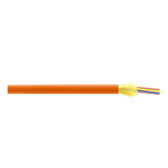 Remee REMEX330622JZIALR-5000 6 Fiber Tight-Buffered Multimode OM1 OFCP Plenum Distribution - Aluminum Armored Fiber Optic Cable - 5000' Spool - Orange | American Cable Assemblie