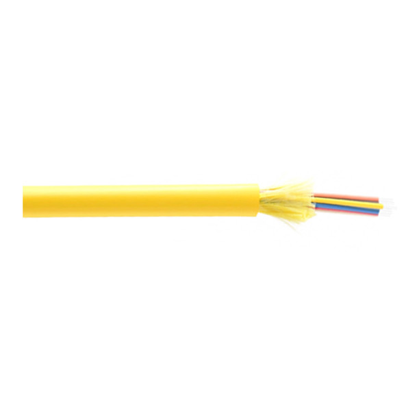 Remee 33-006-76K-RYNOOP-4500 6 Fiber Tight-Buffered Singlemode OFNP Plenum Distribution Fiber Optic Cable - 4500' Spool - Yellow | American Cable Assemblie