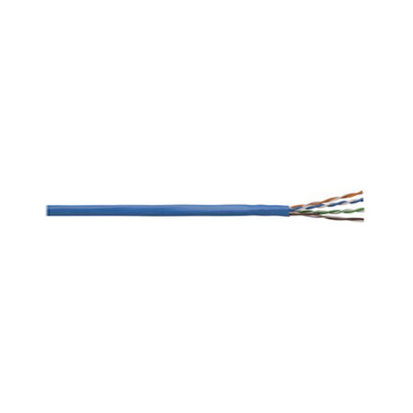 Remee 5AE244UTPRM2O 24 AWG 4 Pair Unshielded Twisted Pairs (UTP) Solid Copper CMR Cat5e Non-Plenum Network Cable - 1000' Pull Box - Blue | American Cable Assemblie