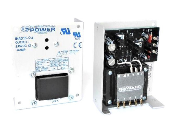 International Power IPIHAD15-0.4-510 Linear Power Supplies +/-15V 0.4A Made in the USA | American Cable Assemblies