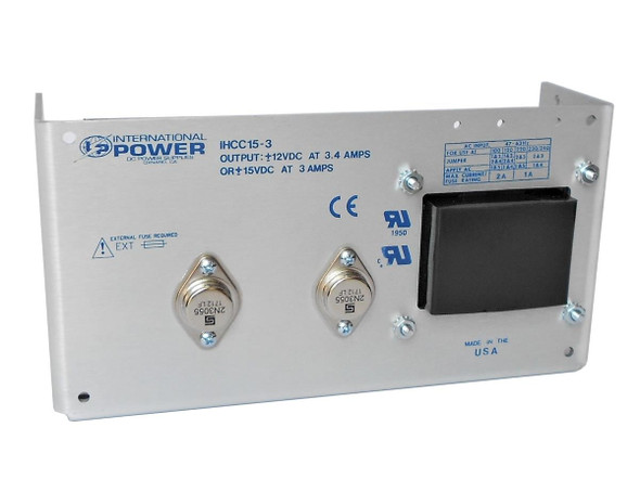 International Power IPIHCC15-3.0 Linear Power Supplies +12V/+15V PWR SPLY Made in the USA | American Cable Assemblies