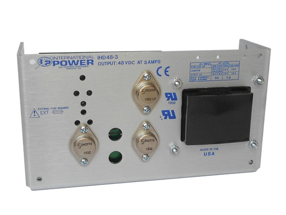 International Power IPIHD48-3.0 Linear Power Supplies +48V 3A PWR SPLY Made in the USA | American Cable Assemblies