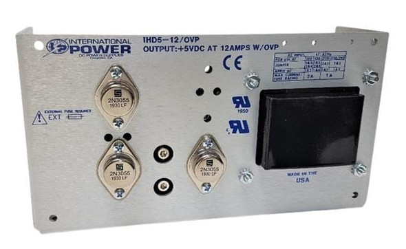 International Power IPIHD5-12/OVP Linear Power Supplies +5V 12A PWR SPLY Made in the USA | American Cable Assemblies