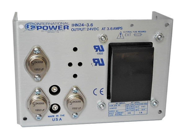 International Power IPIHN24-3.6 Linear Power Supplies +24V 3.6A PWR SPLY Made in the USA | American Cable Assemblies