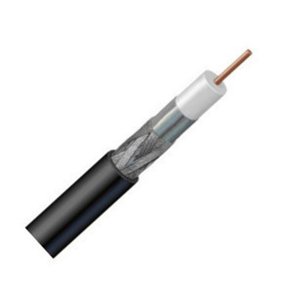 Commodity Cables 6QCCSCMPRX - RG6 Plenum-Rated Coaxial Cable, 3GHz, Quad Shield, 1000' Reel | American Cable Assemblies