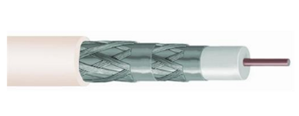 Commodity Cables 11QCCSCMPRW - RG11 Plenum-Rated Power Cable, Quad Shield, 60% AL Braid, 1000' | American Cable Assemblies