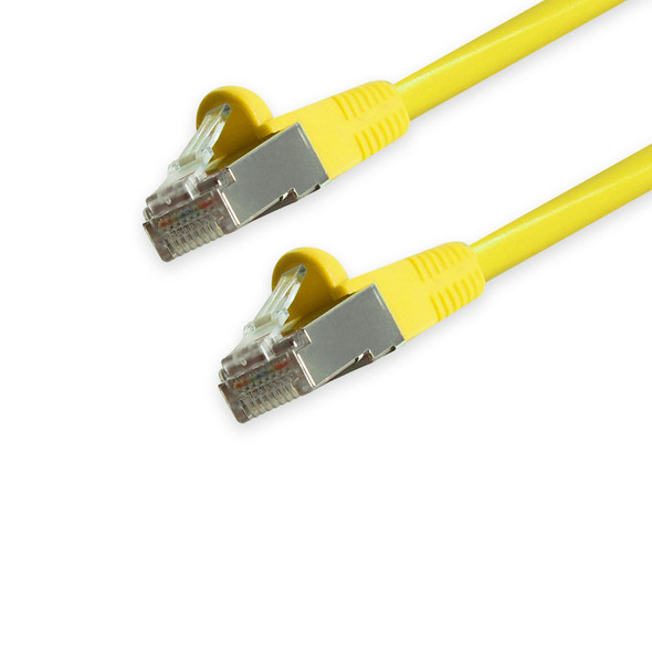 YC Cables YCCAT6-001B-YLW-S Cat6 Patch Cable Shielded Bubble Boot | American Cable Assemblies