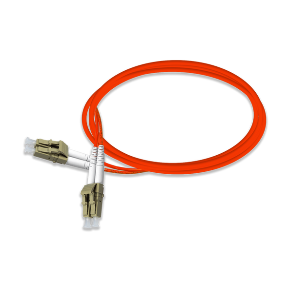 YC Cables YCH1084-01M Duplex Multimode Fiber Optic Cable - LC/LC, 62.5/125, OM1, Orange