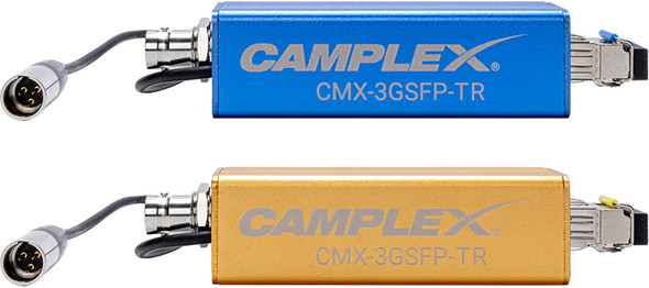 Camplex CMX-3GSFP-TR Mini 1-Channel Uni-Directional 3G-SDI over Single Mode Fiber Extender Set