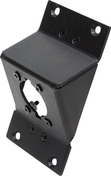 Camplex HYMOD-2R26 Punched Angled Black Aluminum Panel for Neutrik opticalCON & All D-Series Connectors- 2RU | American Cable Assemblies