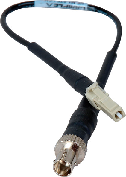 Camplex HF-M1-STF-LCM ST Female to LC Male OM1 Multimode Fiber Tactical Adapter Cable- 8 Inch | American Cable Assemblies