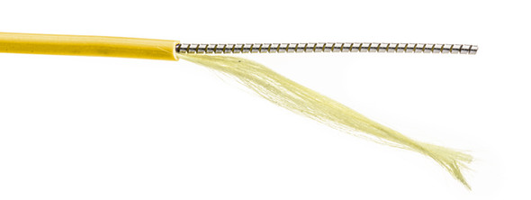 Camplex SMXS9-ST-LC Premium Bend Tolerant Armored Fiber Patch Cable Single Mode Simplex ST to LC - Yellow