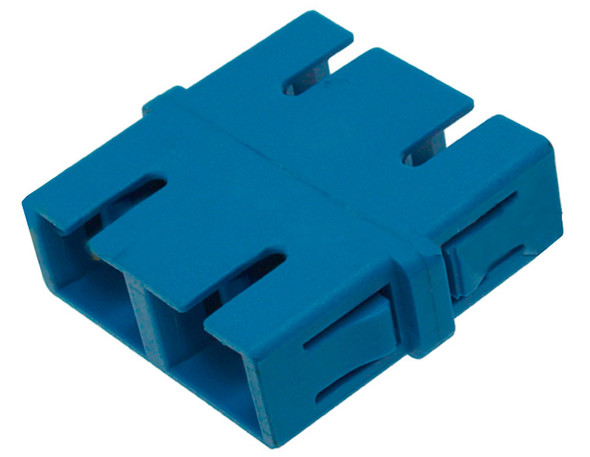 SC to SC Single Mode Duplex Fiber Optic Coupler Adapter - Flangeless | American Cable Assemblies