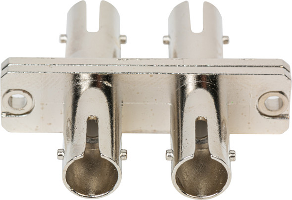 Camplex FOA-ST-ST-DS-MF ST to ST Fiber Optic Coupler Single Mode Duplex - Metal with Zirconia Sleeve