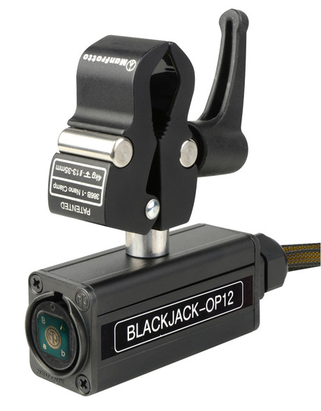 Camplex BLACKJACK-OP12 opticalCON QUAD APC  to Four (4) SC/APC Breakout Adapter - Single Mode with Clamp