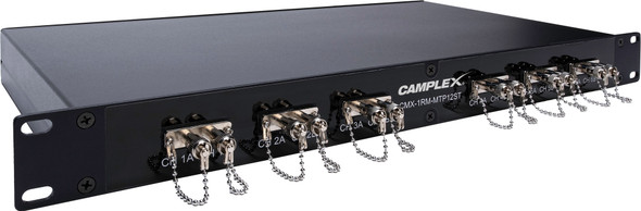 Camplex CMX-1RM-MTP12ST opticalCON MTP NO12FDW-A to (12) ST Female Single Mode Breakout Rack Mount | American Cable Assemblies