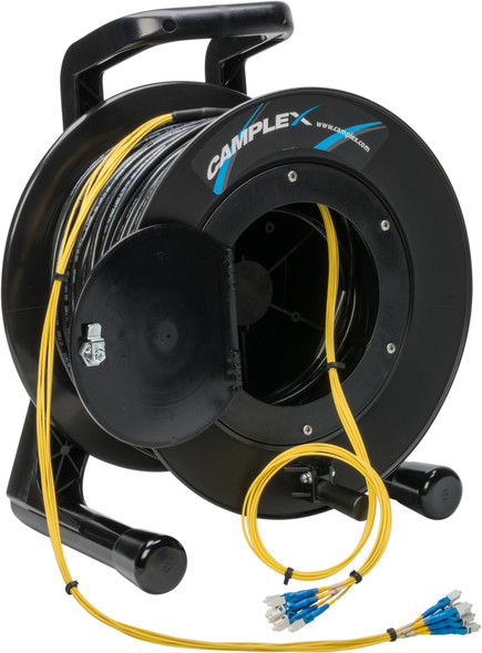 Camplex HF-TR04LC 4-Channel LC Single Mode Fiber Optic Tactical Cable on  Reel - www.