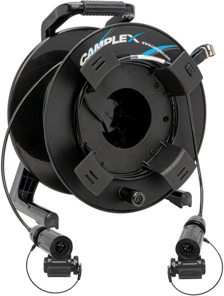 Camplex CMX-X3Q04MR0250 QPC QFoca TFOCA-II Compatible 4-Fiber OM4 Multimode Fiber Optic Cable on Reel - 250 Foot | American Cable Assemblies