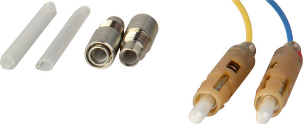 Camplex F2-FUSION-6IN LEMO F2 SMPTE 3K.93C Pre-polished Fusion Splice Kit - Yellow and Blue Fiber Pair - 6 inch