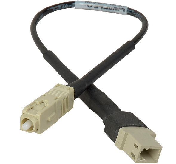 Camplex HF-M1-LCF-SCM LC Female to SC Male OM1 Multimode Fiber Tactical Adapter Cable- 8 Inch | American Cable Assemblies