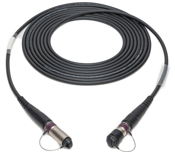 Camplex HF-NOFNOM-S-0003 Neutrik DRAGONFLY Female to Neutrik DRAGONFLY Male Studio Fiber Optic Cable - 3 Foot | American Cable Assemblies