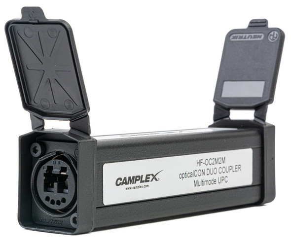 Camplex HF-OC2M2M Inline Coupler - opticalCON DUO to DUO -UPC OM3 Multimode | American Cable Assemblies