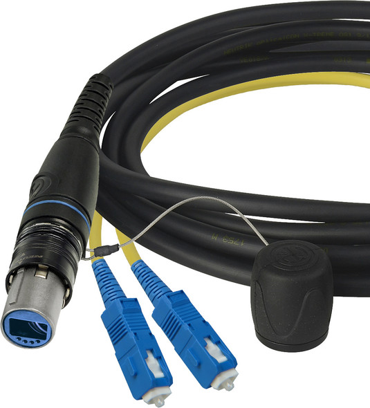 Camplex HF-OC2S-SC-0015 opticalCON DUO to Duplex SC Single Mode Fiber Optic Breakout - 15 Foot | American Cable Assemblies
