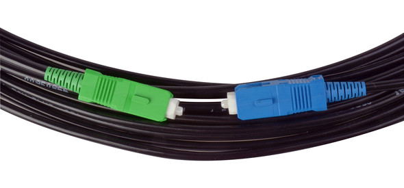 Camplex HF-T1ASCSC TAC1 Simplex Single Mode APC SC to UPC SC Fiber Optic Tactical Cable