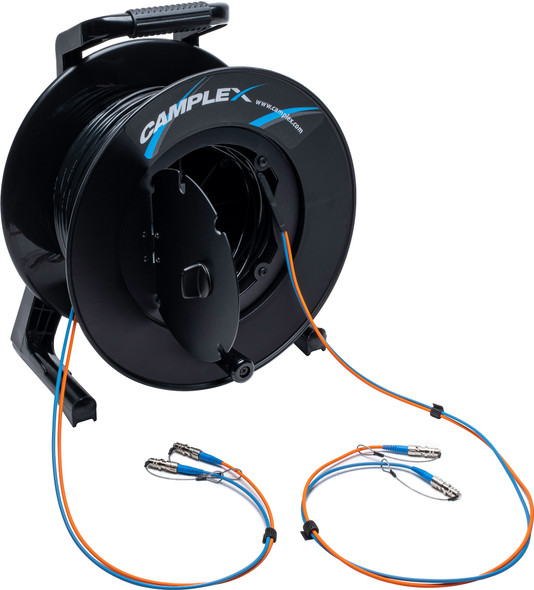 Camplex HF-TR12ST 12-Channel ST Single Mode Fiber Optic Tactical Cable on  Reel - www.