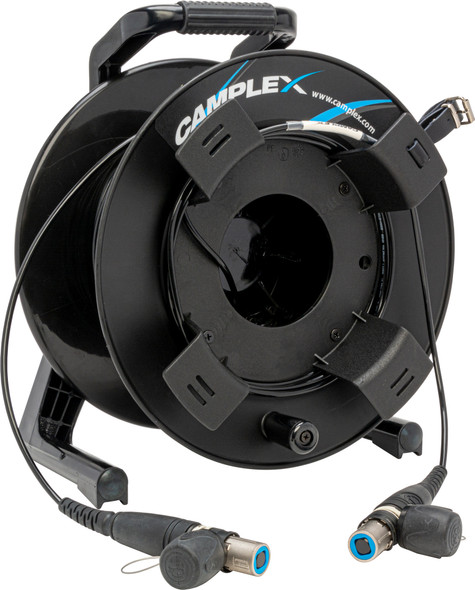 Camplex HF-TROC4SX-0100 Tactical Reel opticalCON QUAD Single Mode XTREME Fiber TAC Cable - 100 Foot | American Cable Assemblies