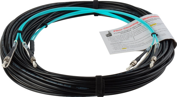 Camplex HF-TS02STM3 2-Channel ST Multimode OM3 Fiber Optic Tactical Cable