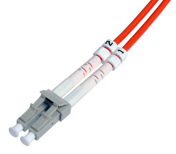 Camplex MMD62-LC-LC-002 Premium Bend Tolerant Fiber Patch Cable OM1 Multimode Duplex LC to LC - Orange - 2 Meter | American Cable Assemblies