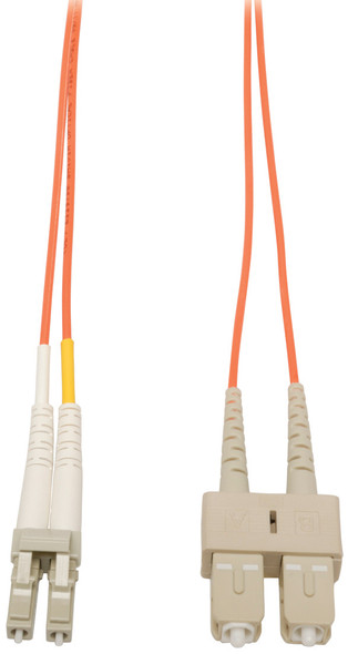 Camplex MMD62-LC-SC-001 Premium Bend Tolerant Fiber Patch Cable OM1 Multimode Duplex LC to SC - Orange - 1 Meter | American Cable Assemblies