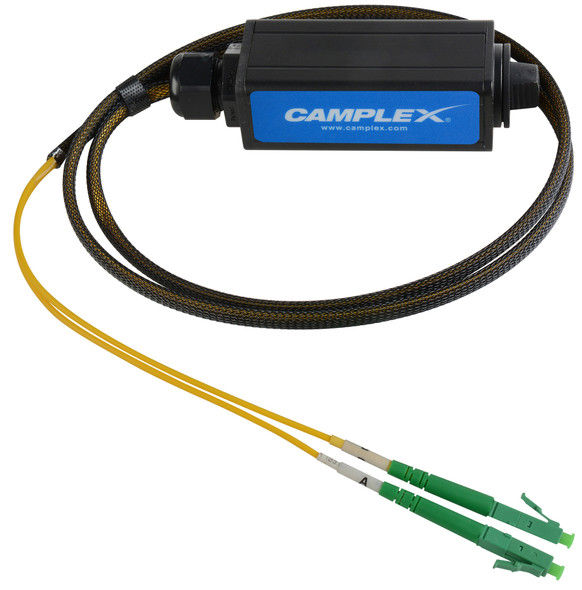 Camplex OPADAP-9 opticalCON DUO APC to Two (2) LC/APC Breakout Adapter - Single Mode | American Cable Assemblies