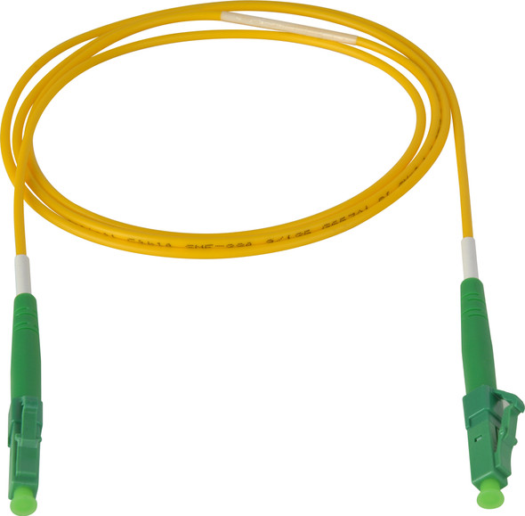 Camplex SMS9-ALC-ALC APC LC to APC LC Bend Tolerant Single Mode Simplex Fiber Patch Cable - Yellow